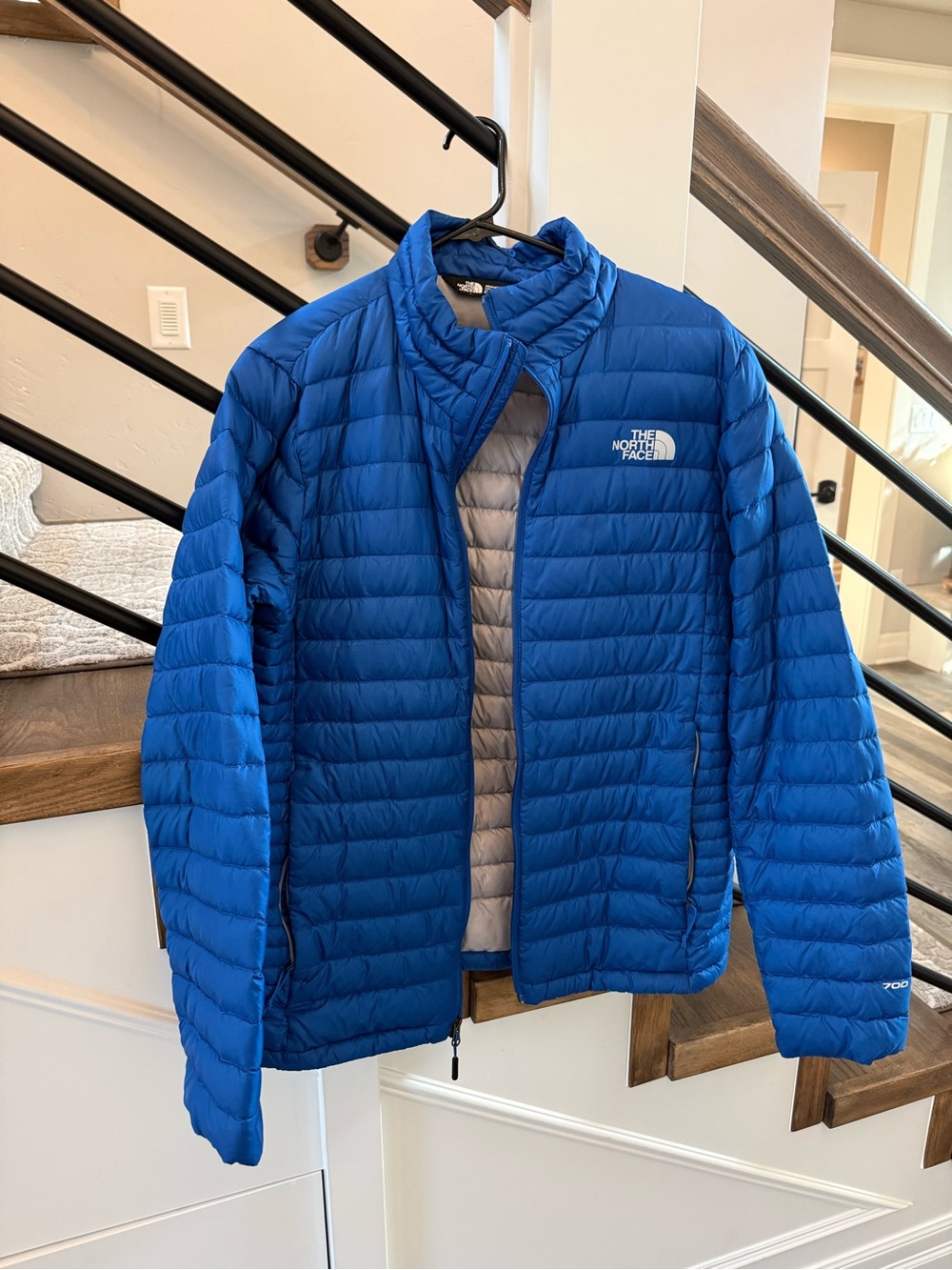 The North Face Men’s Royal Blue Quilted Packable Puffer Jacket
